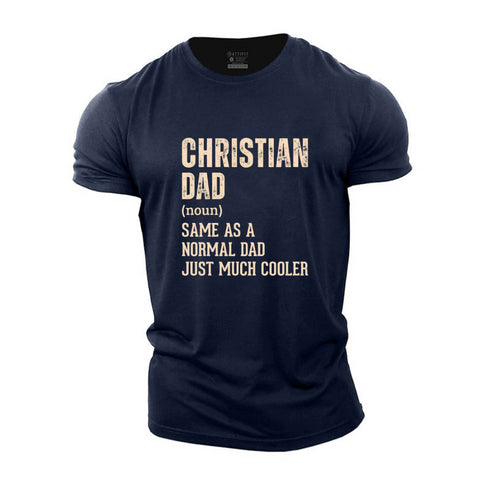 Men's Christian Dad Cotton T-Shirt